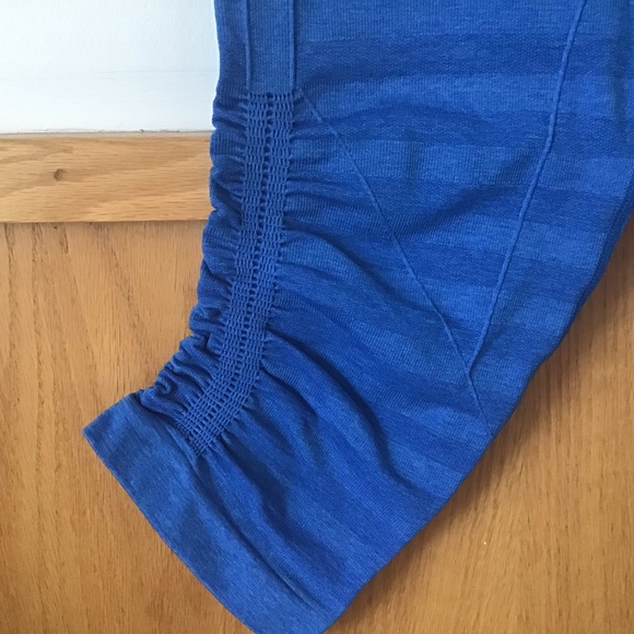 Lululemon In the Flow Crop Stripe Baroque Blue - Picture 7 of 13